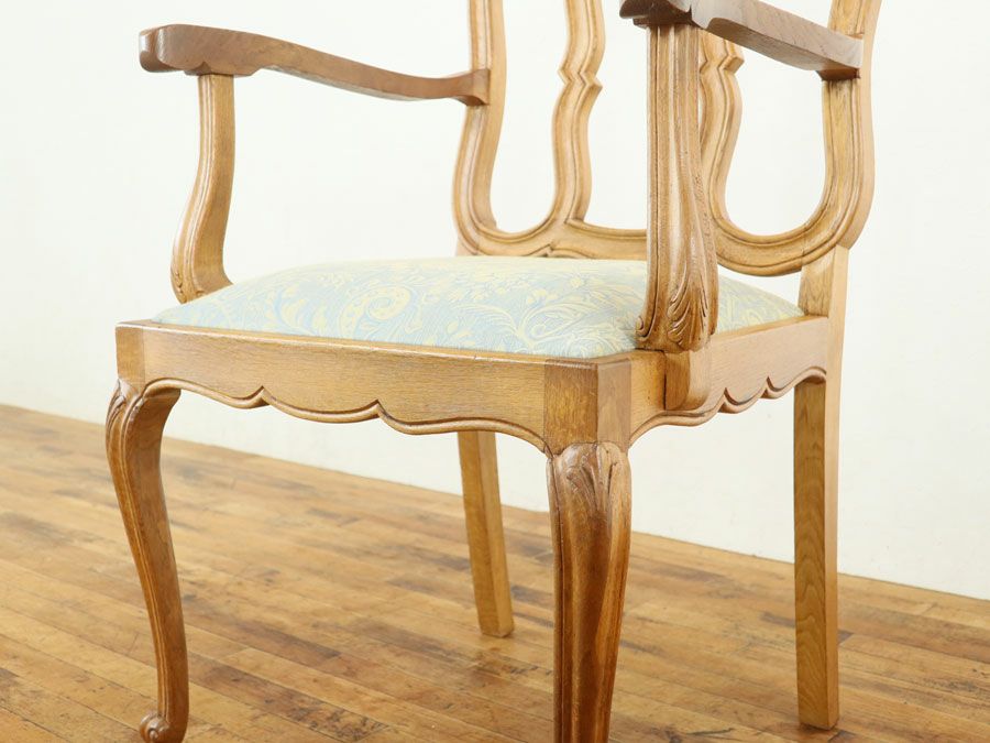 アンティーク 張替済アームチェア 65312