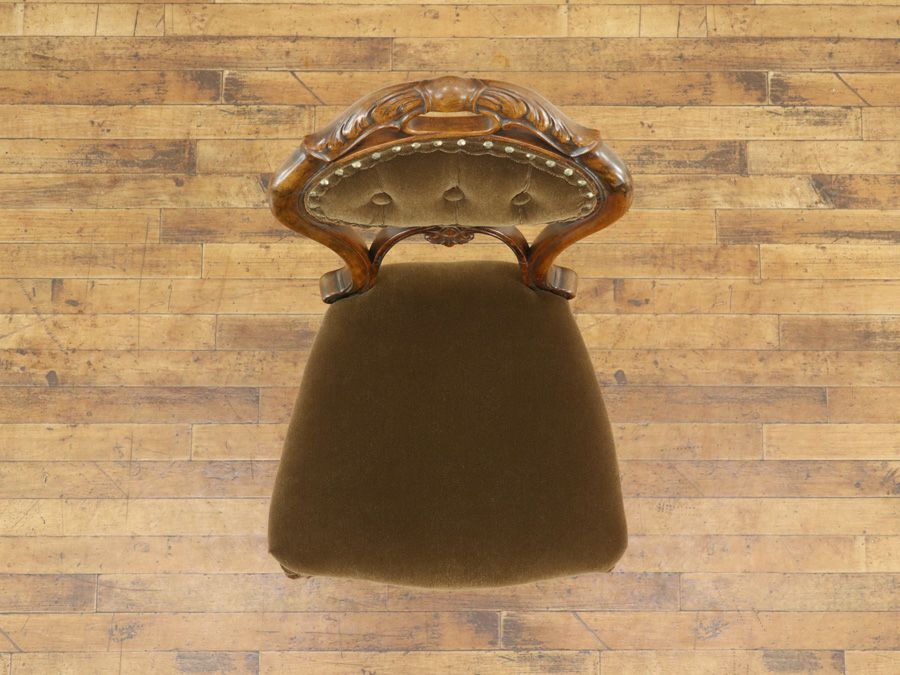 アンティーク家具 張替済アームチェア 80281