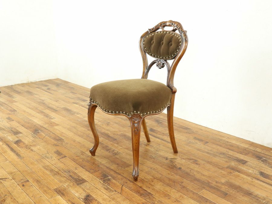 アンティーク家具 張替済アームチェア 80281