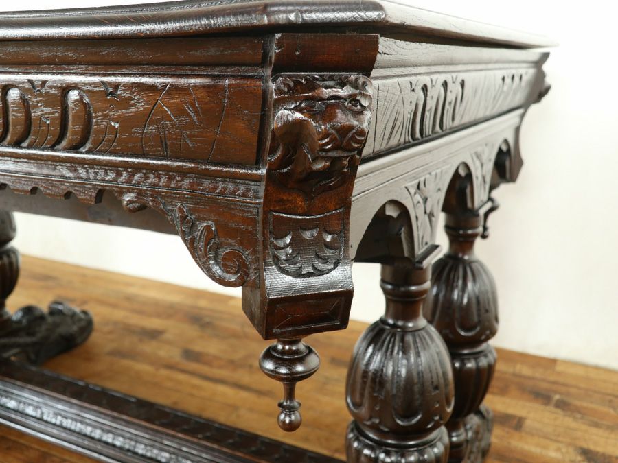 ドルフィンテーブル　アンティークフレックス