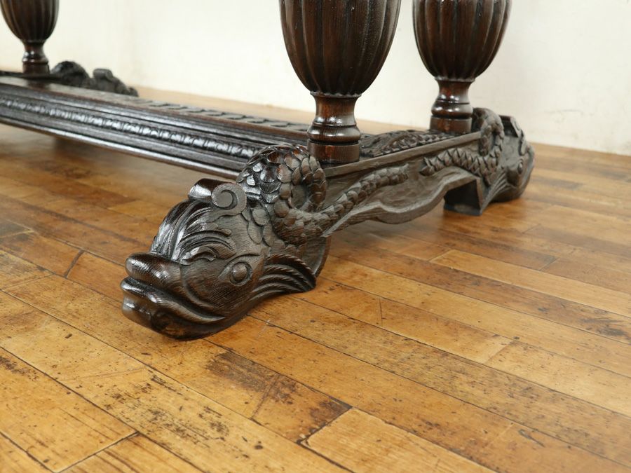 ドルフィンテーブル　アンティークフレックス