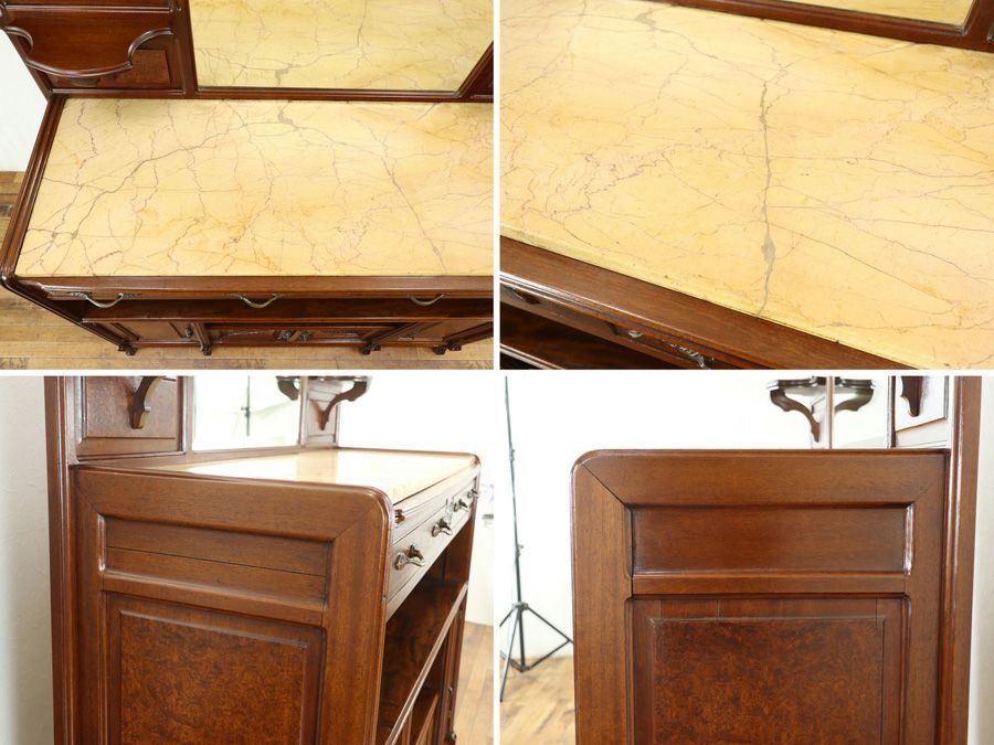 アンティーク家具 ダイニング9点セット 62628