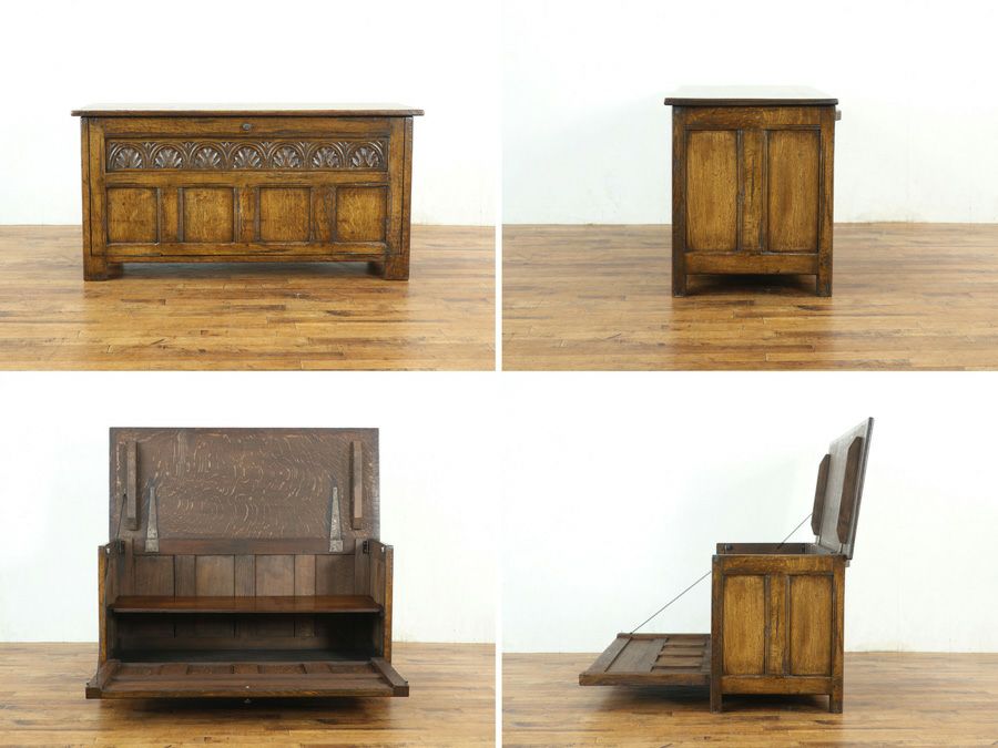 イギリスアンティーク家具コファー 59902