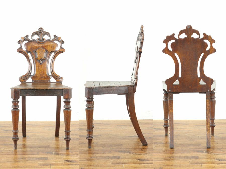 アンティーク家具 ホールチェア 80469