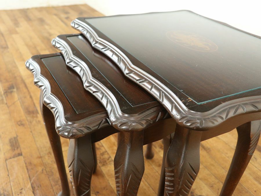 アンティーク家具 ネストテーブル 80425