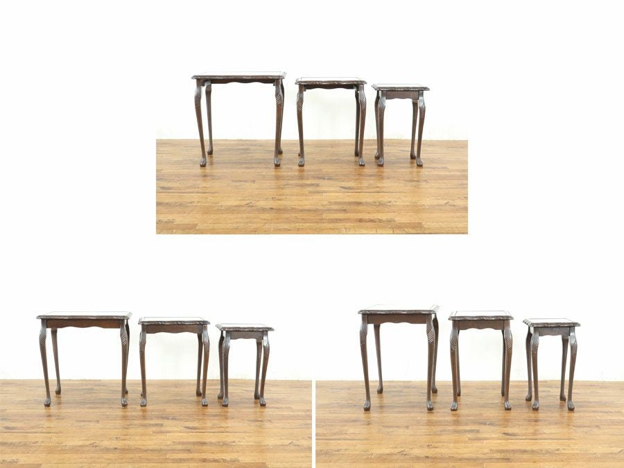 アンティーク家具 ネストテーブル 80425
