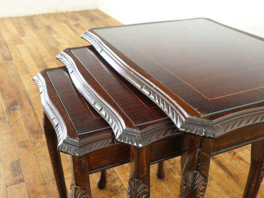 イギリスアンティーク ネストテーブル 80410