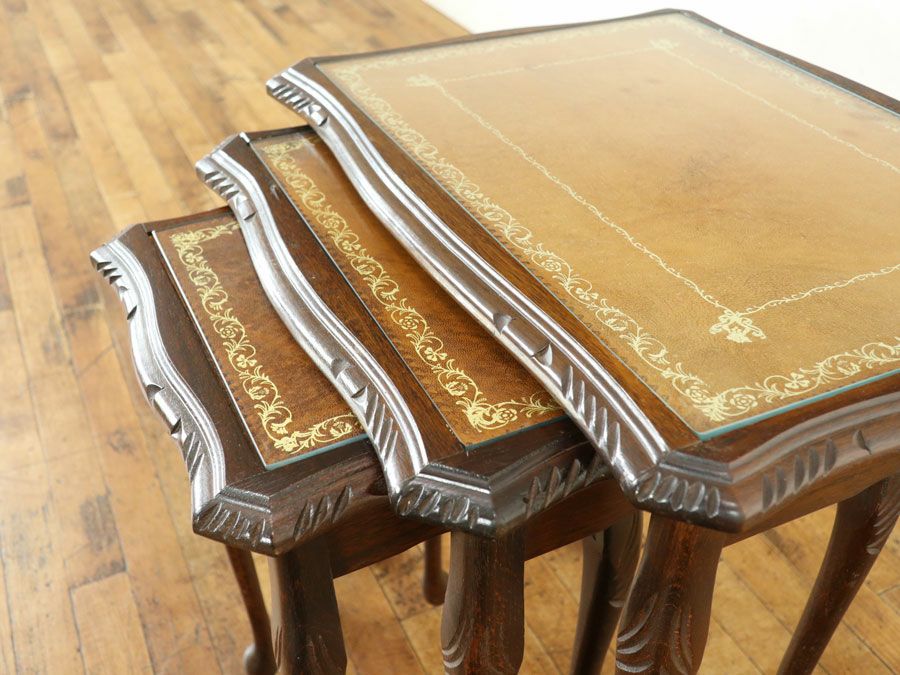 イギリスアンティーク ネストテーブル 80402