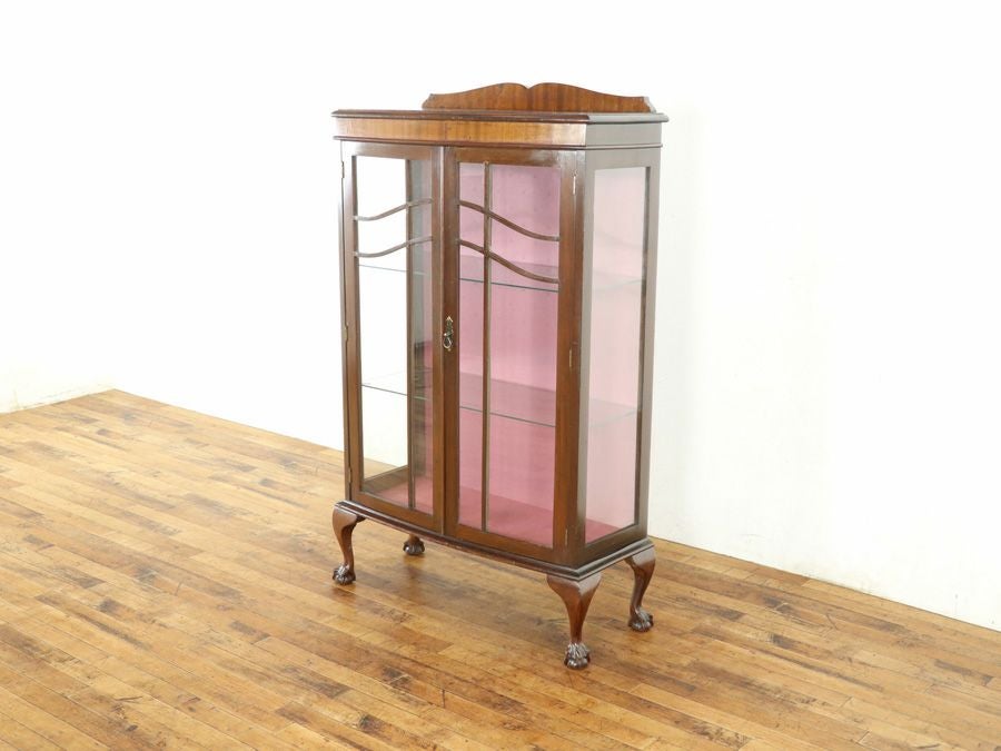 アンティーク クロス張替済ショーケース 80244