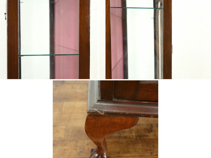 アンティーク クロス張替済ショーケース 80244