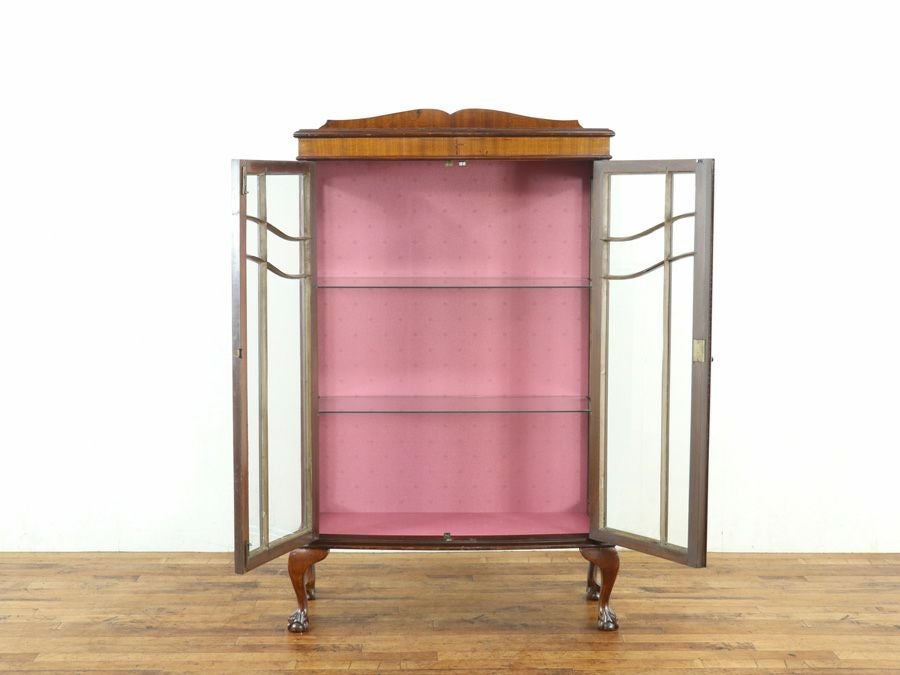 アンティーク クロス張替済ショーケース 80244