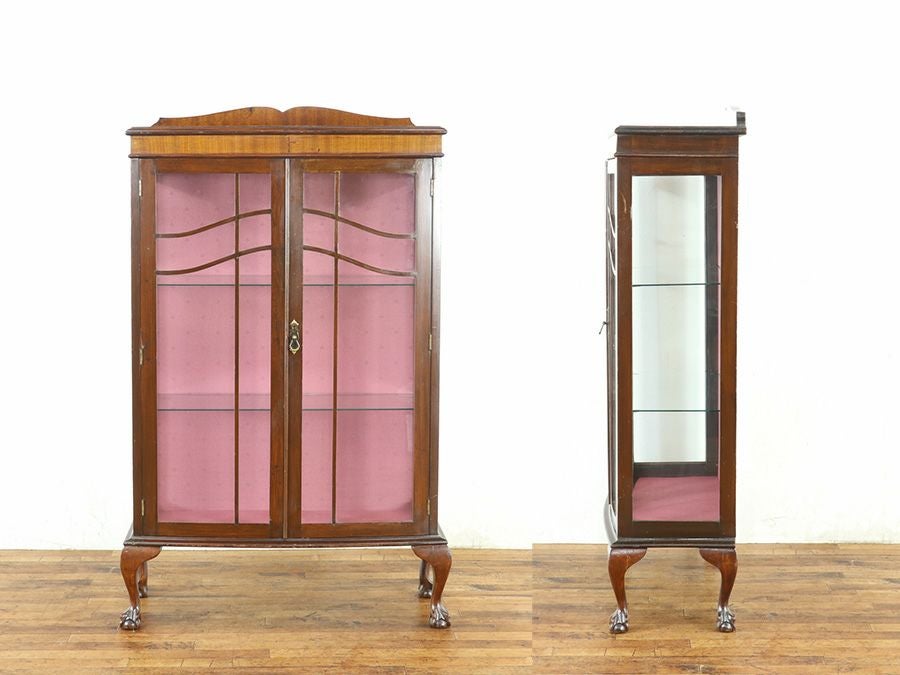 アンティーク クロス張替済ショーケース 80244