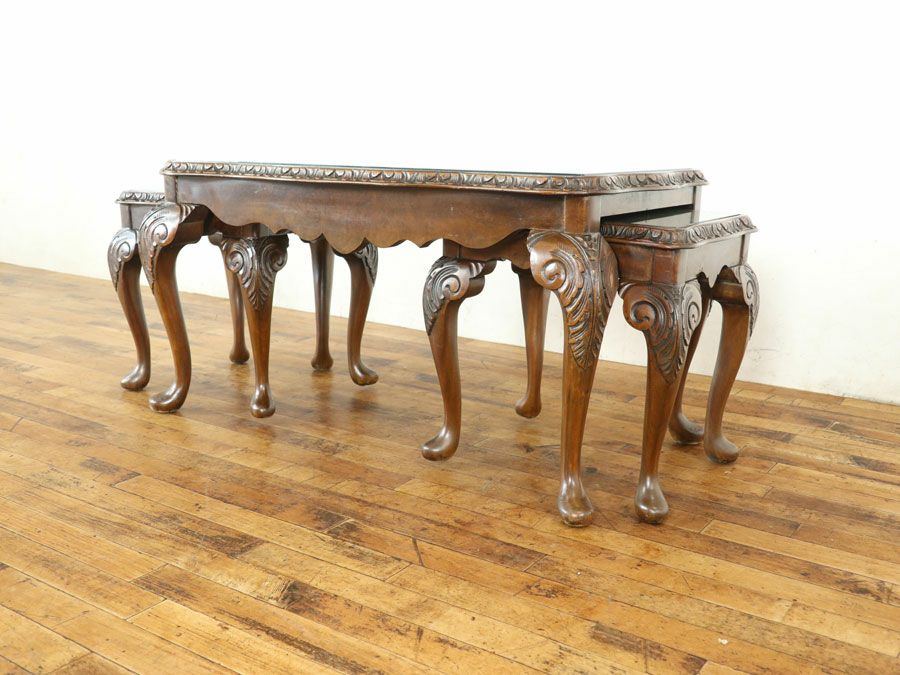 イギリスアンティーク ネストテーブル 80448