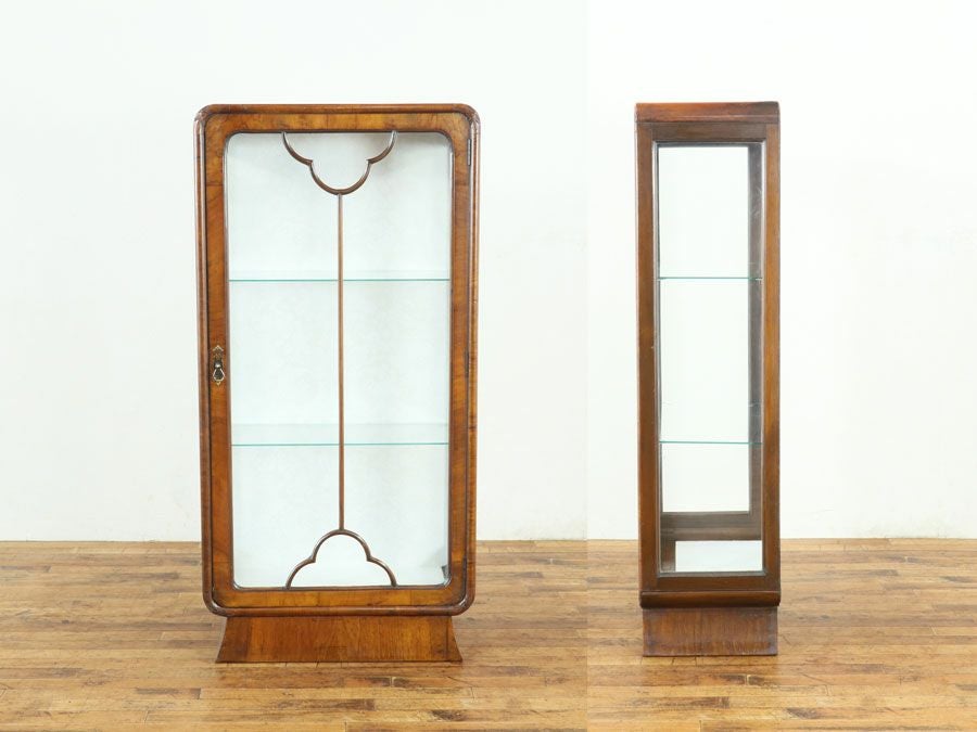 アンティーク クロス張替済ショーケース 80015