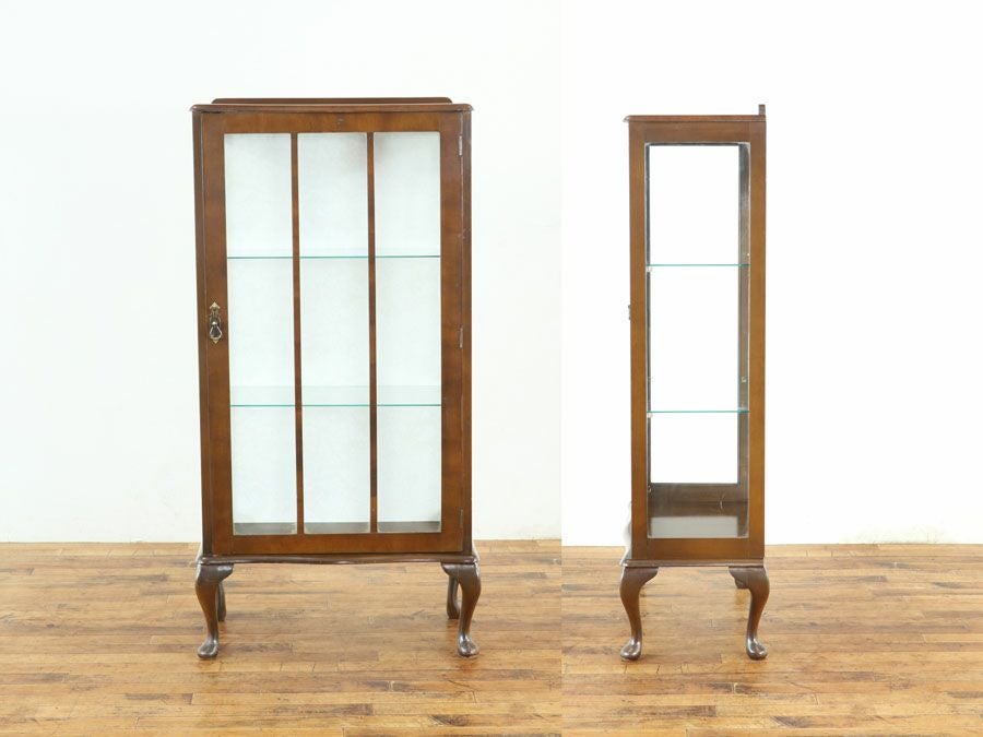 アンティーク クロス張替済ショーケース 80289