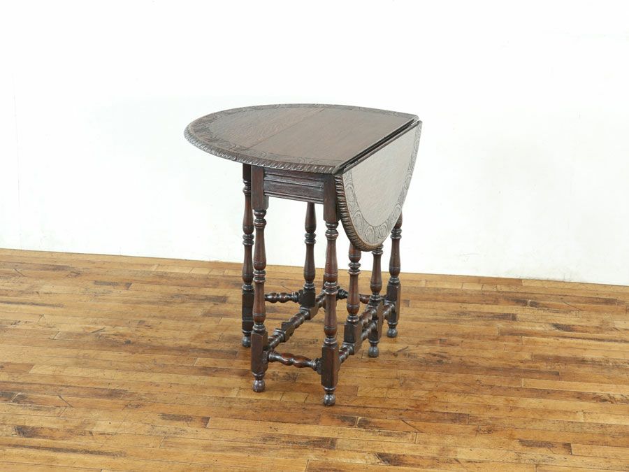 アンティーク家具ゲートレッグテーブル 80376
