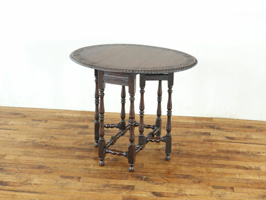 アンティーク家具ゲートレッグテーブル 80376