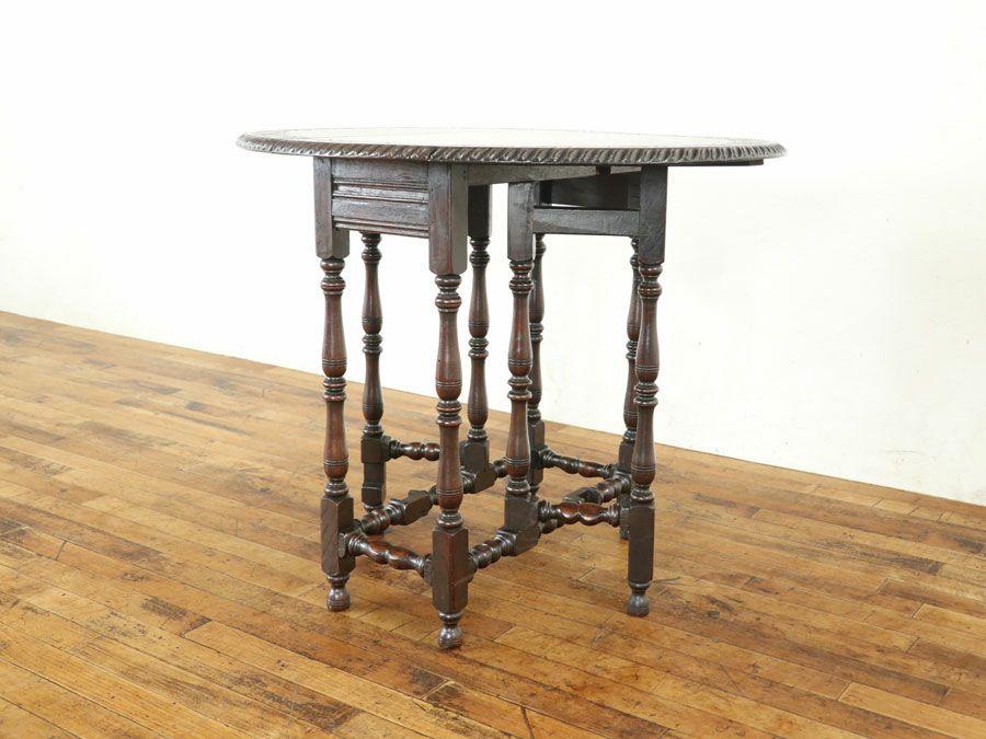 アンティーク家具ゲートレッグテーブル 80376
