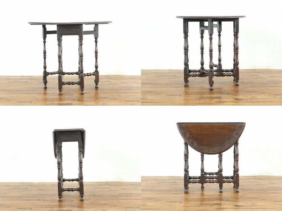 アンティーク家具ゲートレッグテーブル 80376