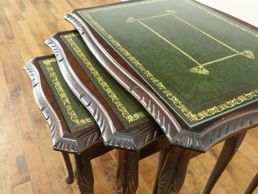 イギリスアンティーク ネストテーブル 80356