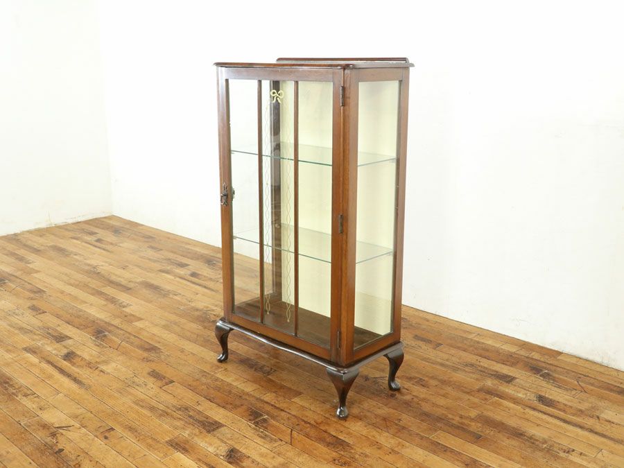 アンティーク家具 張替済ショーケース 80353