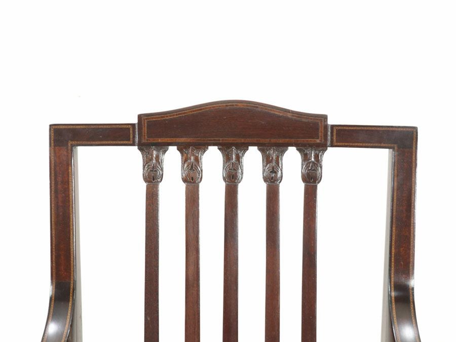 アンティーク家具 張替済アームチェア 80405a