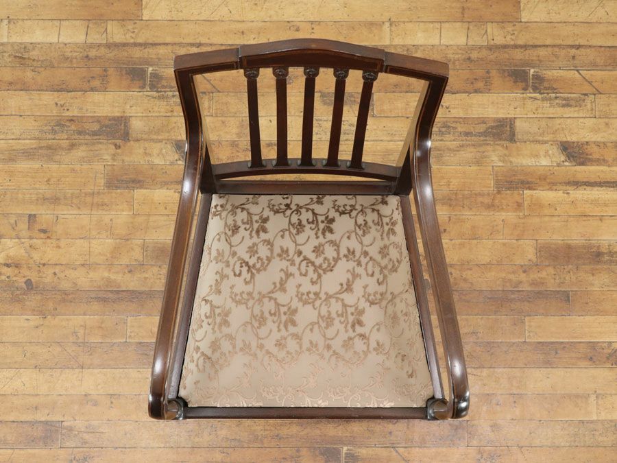 アンティーク家具 張替済アームチェア 80405a