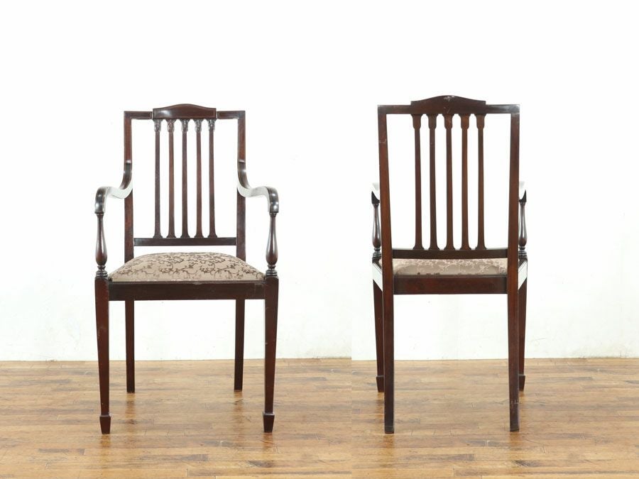 アンティーク家具 張替済アームチェア 80405a