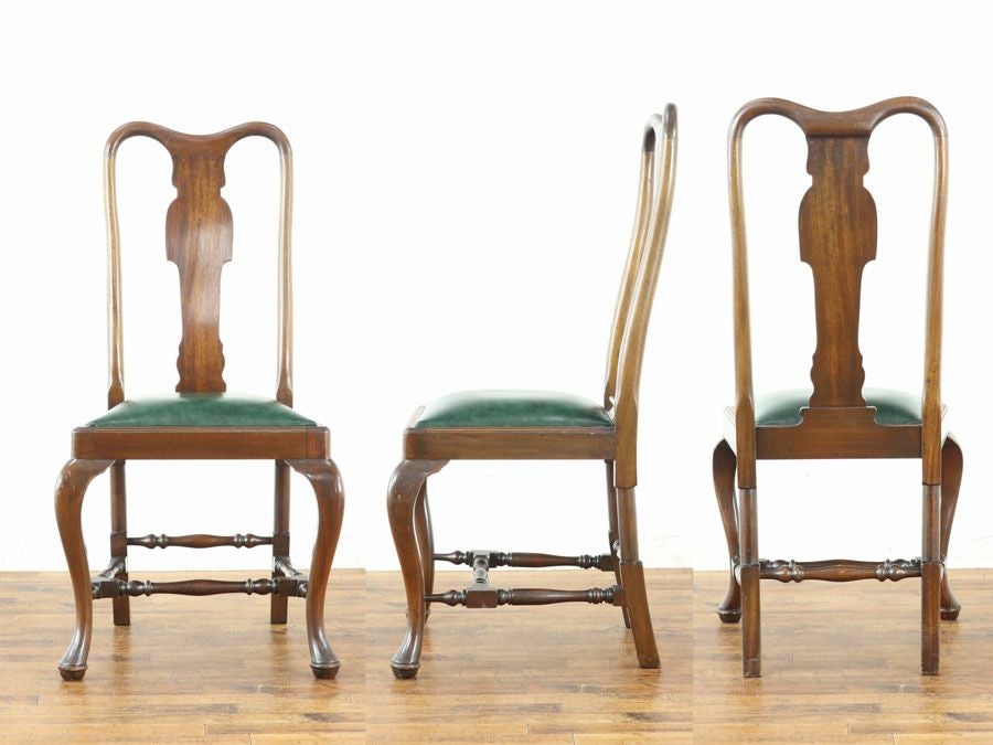 アンティーク家具 クイーンアンチェア 80427