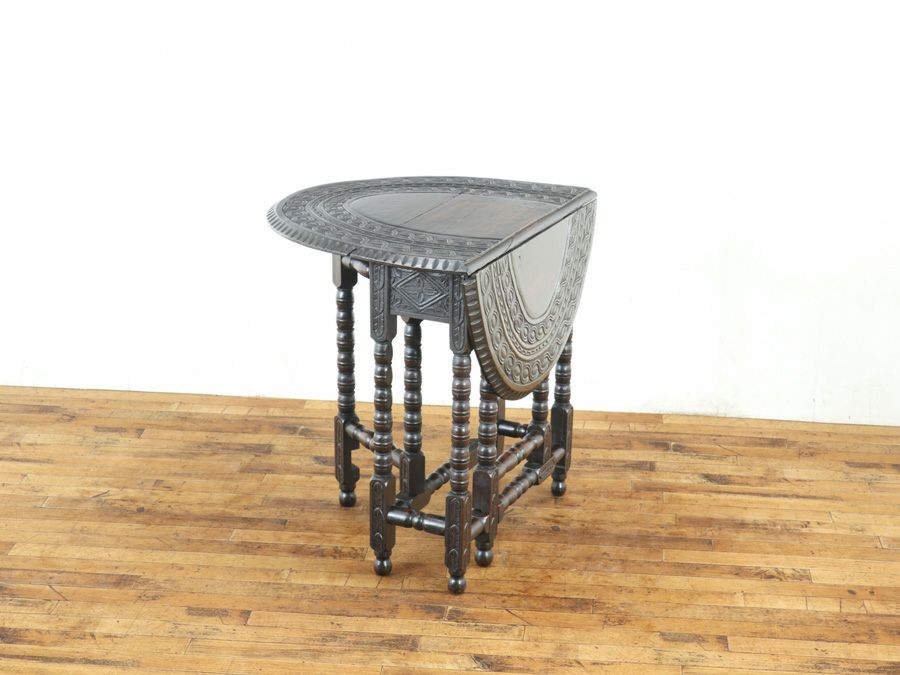 アンティーク家具 ゲートレッグテーブル 80456