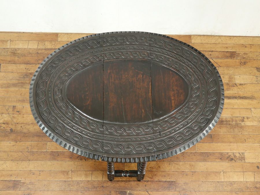 アンティーク家具 ゲートレッグテーブル 80456