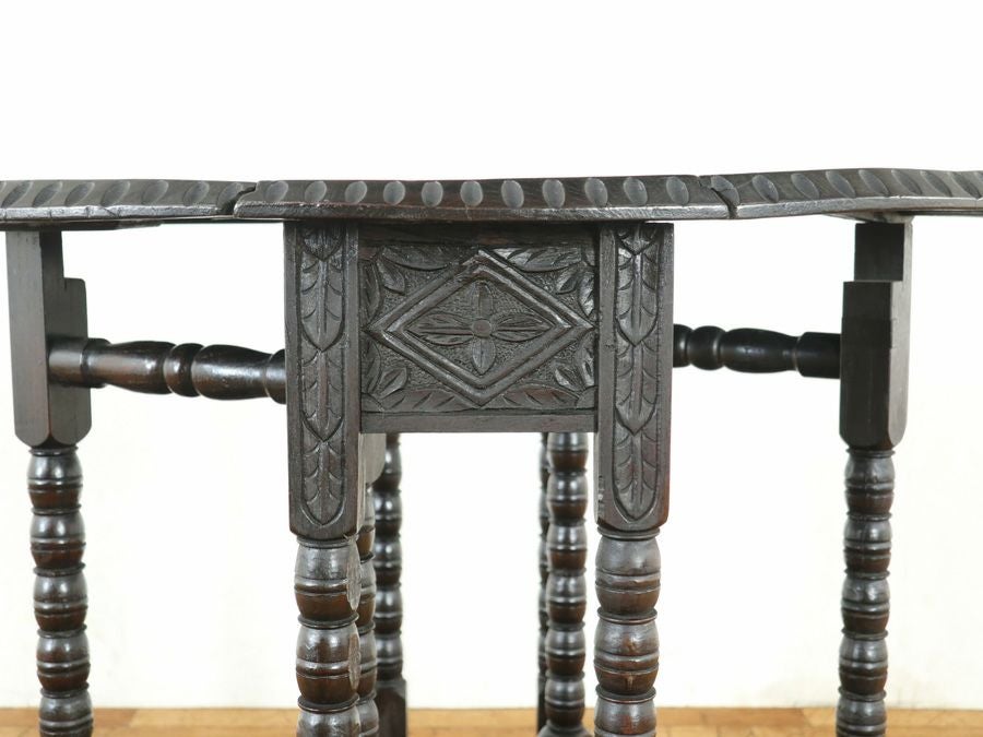 アンティーク家具 ゲートレッグテーブル 80456