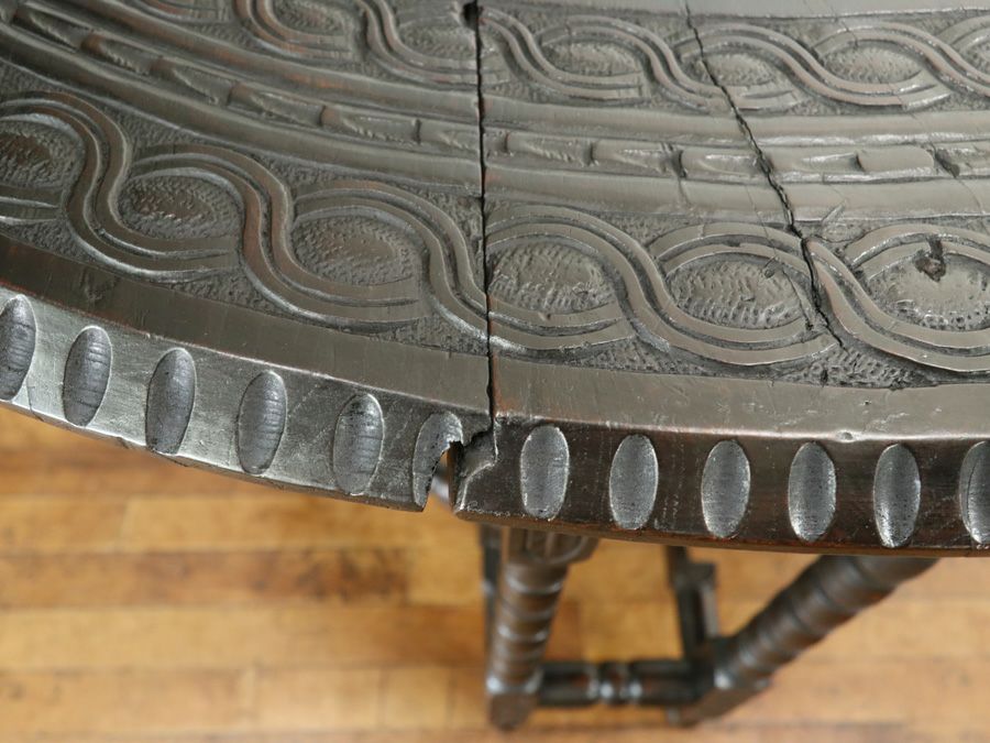 アンティーク家具 ゲートレッグテーブル 80456