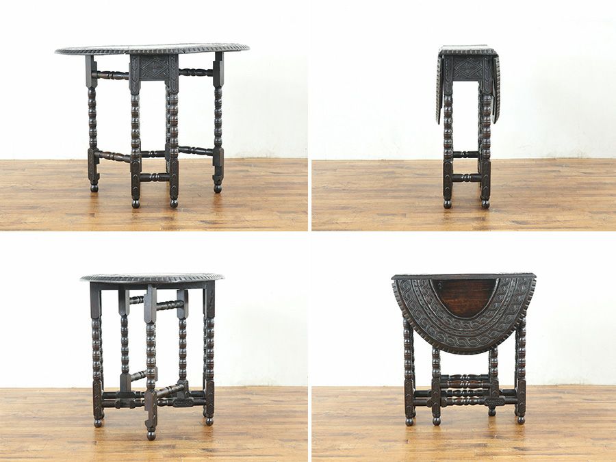 アンティーク家具 ゲートレッグテーブル 80456