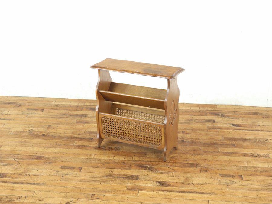 アンティーク家具 マガジンラック 65364d