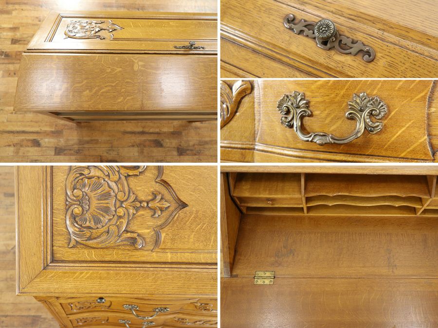 アンティーク家具 ビューロー 65339