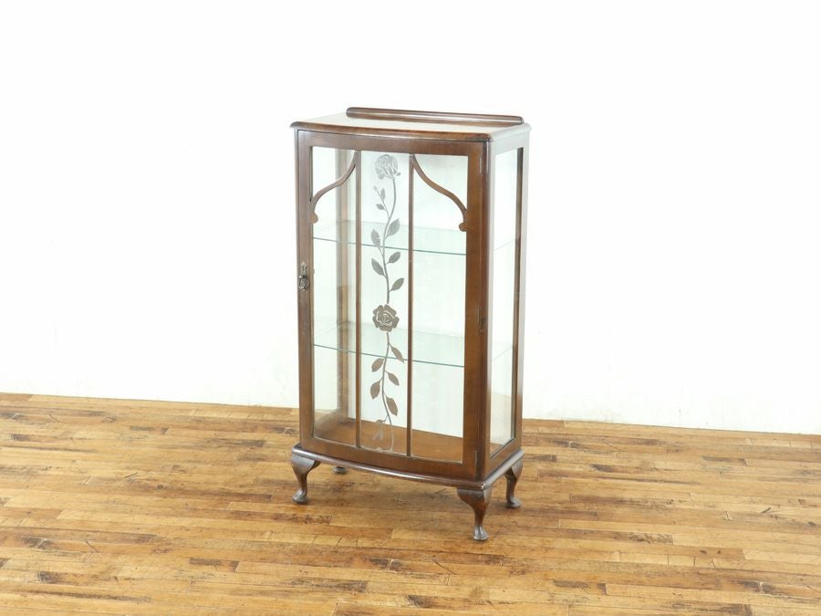 アンティーク家具 張替済ショーケース 80242