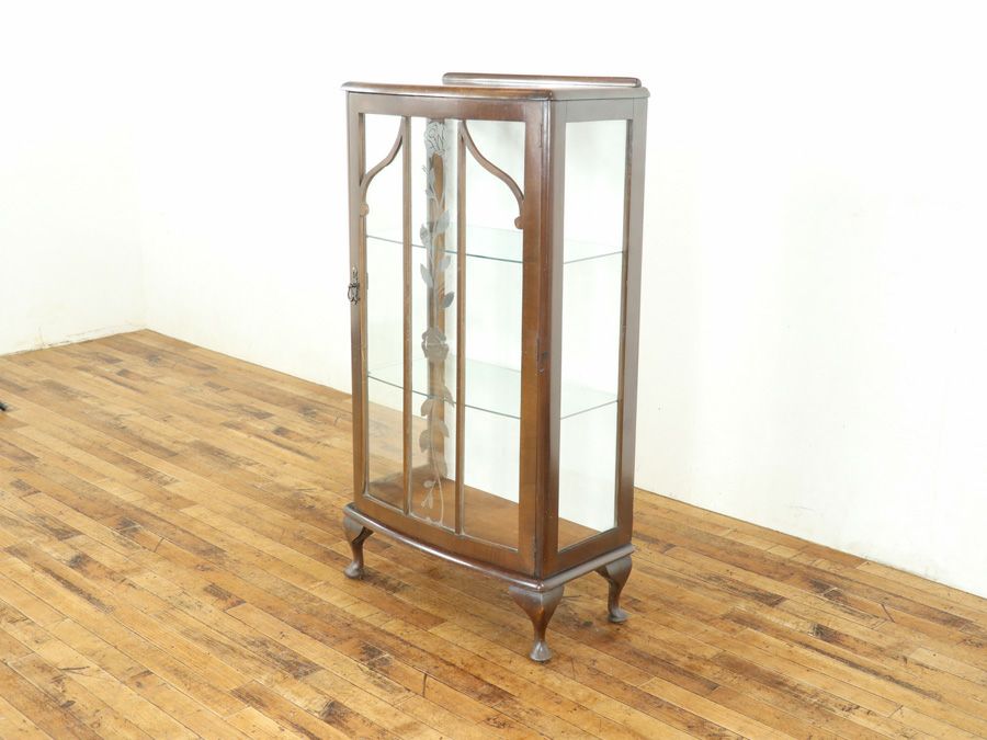 アンティーク家具 張替済ショーケース 80242
