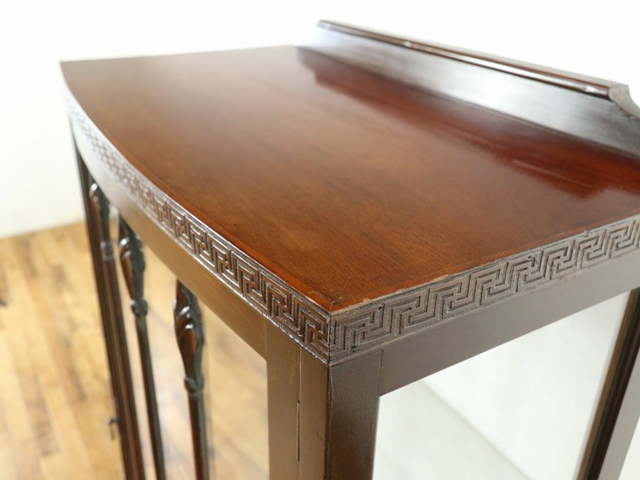 アンティーク家具 張替済ショーケース 80010