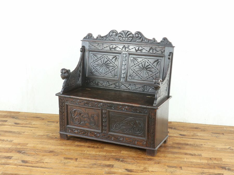 アンティーク家具 ベンチ 80511