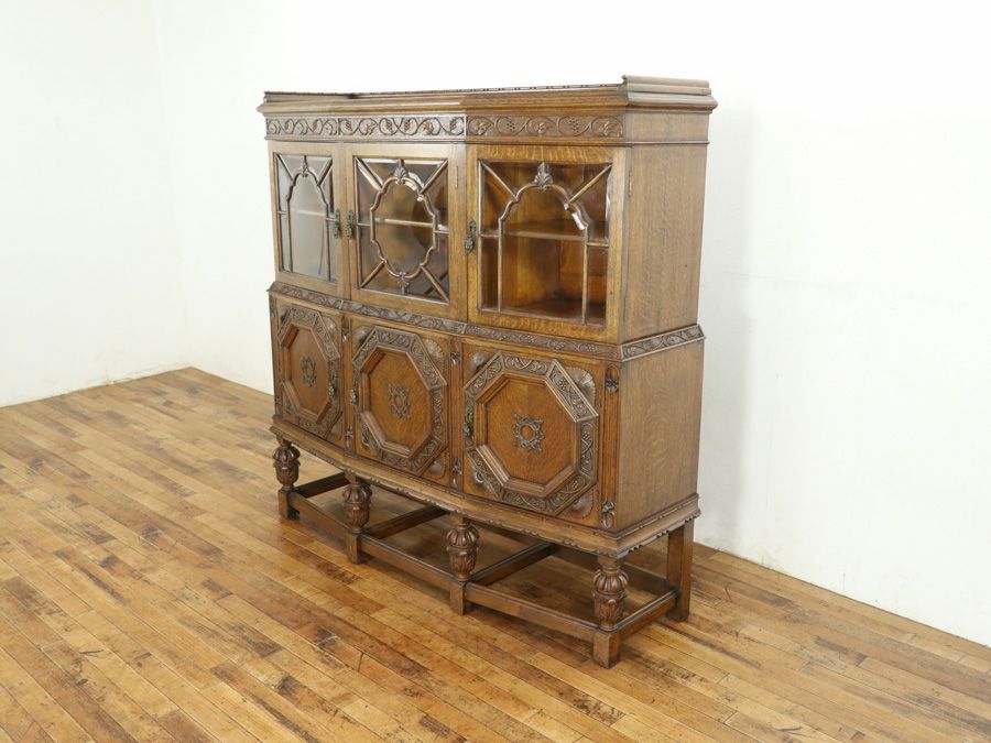 アンティーク家具 キャビネット 80495