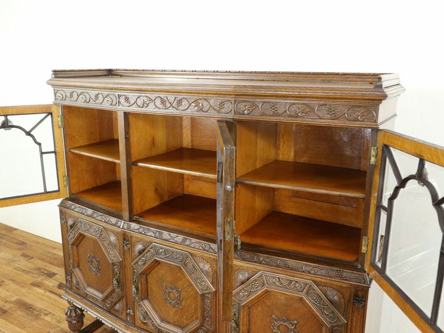 アンティーク家具 キャビネット 80495