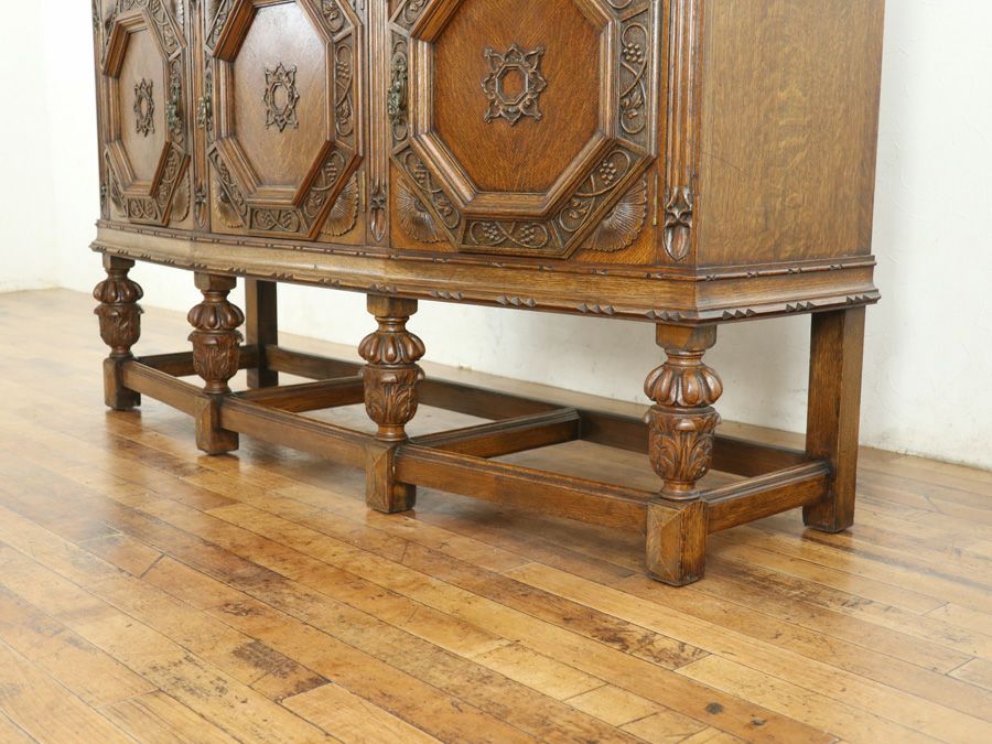 アンティーク家具 キャビネット 80495