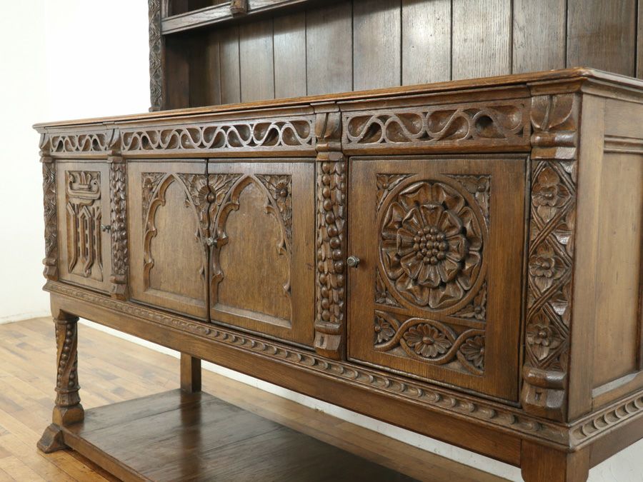 アンティーク家具 カップボード 80605