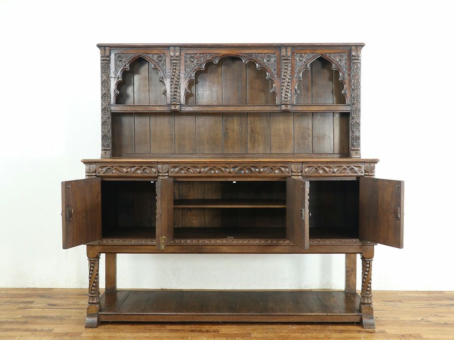 アンティーク家具 カップボード 80605