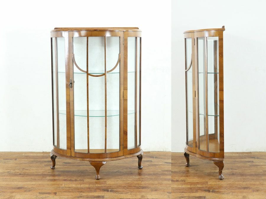 アンティーク家具 張替済ショーケース 80291