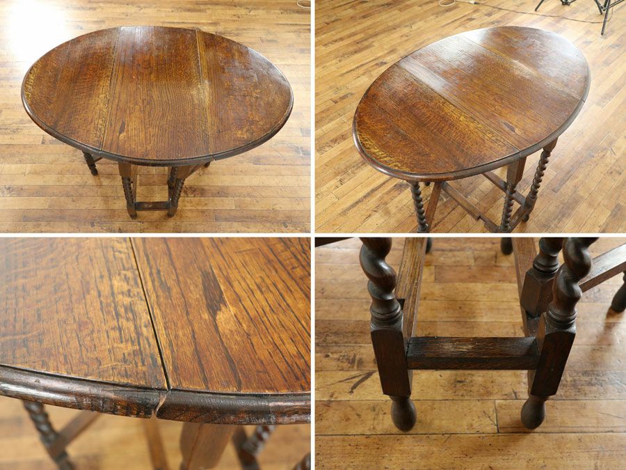 アンティーク家具 ゲートレッグテーブル 80608