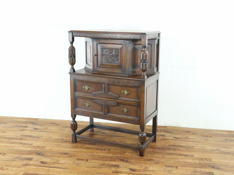 アンティーク家具 コートカップボード 80590