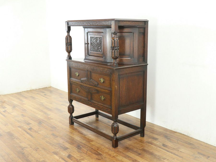 アンティーク家具 コートカップボード 80590