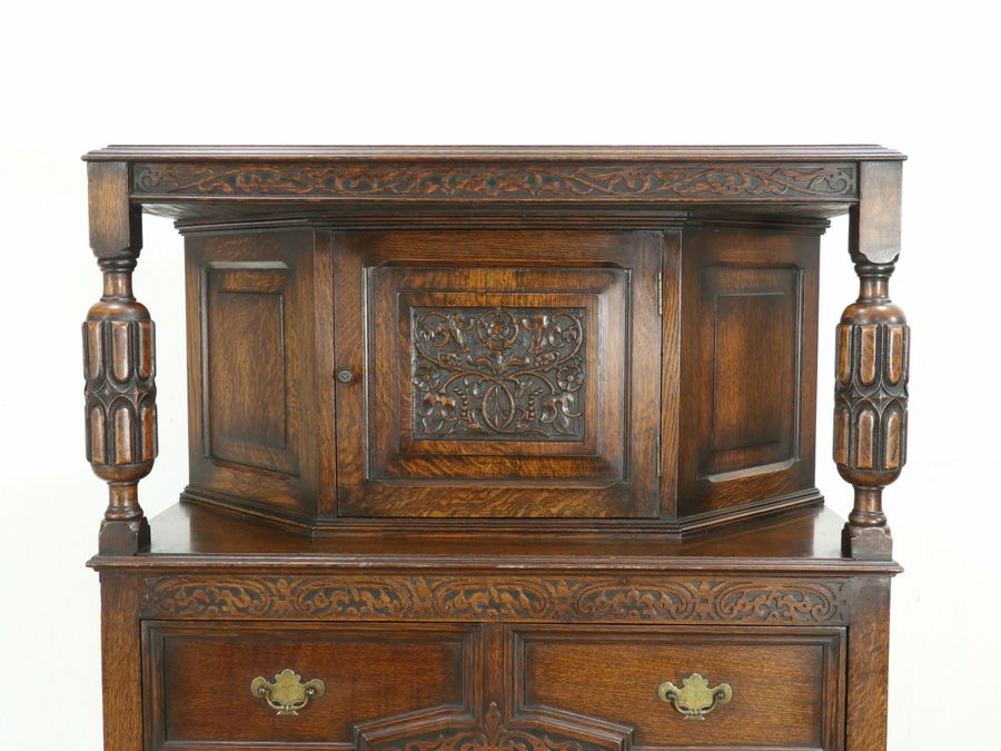 アンティーク家具 コートカップボード 80590